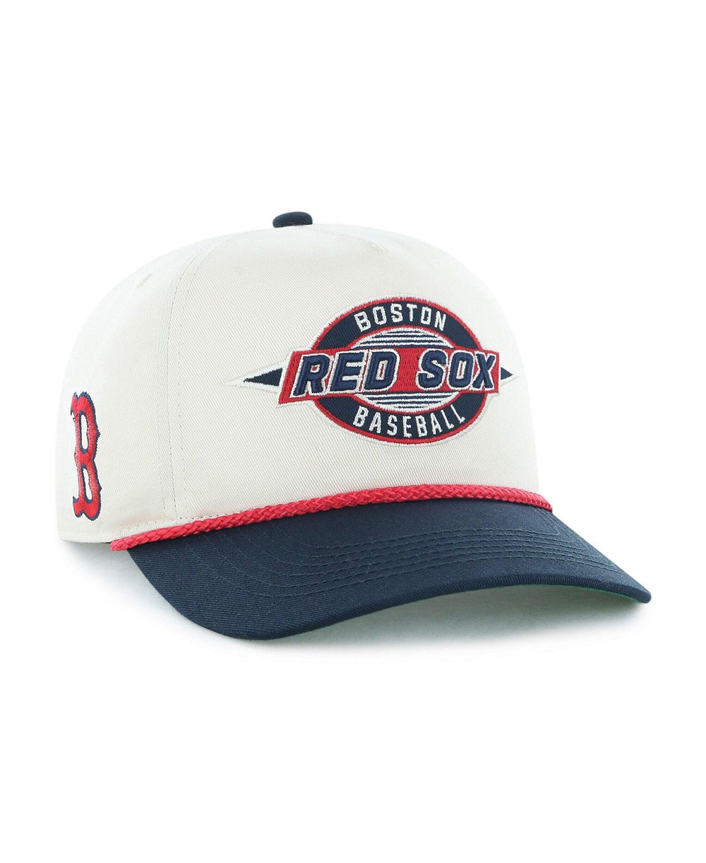Мужская кепка '47 Brand Natural/Navy Boston Red Sox Frame Out Hitch Adjustable