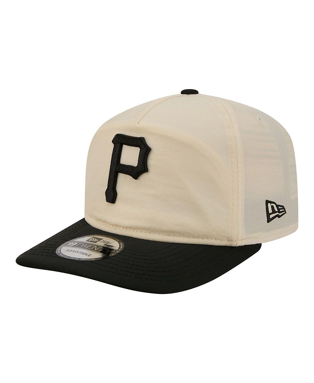 New Era Men's Cream/Black Pittsburgh Pirates Everyday 19TWENTY Adjustable Hat