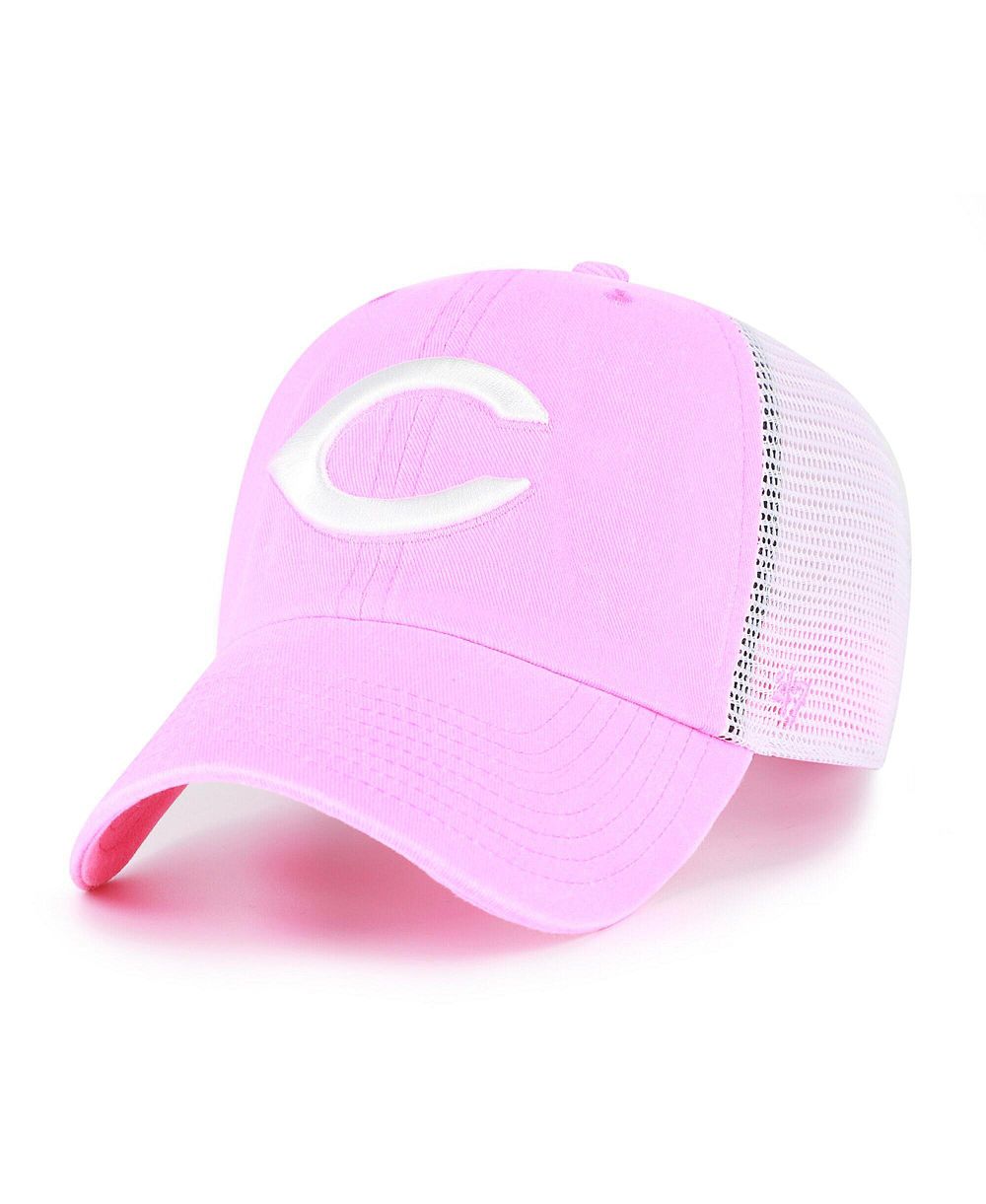 Женская кепка '47 Brand Cincinnati Reds Summer Fun Trucker Clean Up с регулировкой в цвете Pink