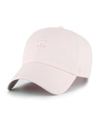 Мужская и женская кепка '47 Brand Light Pink Houston Astros Pastel Clean Up Adjustable