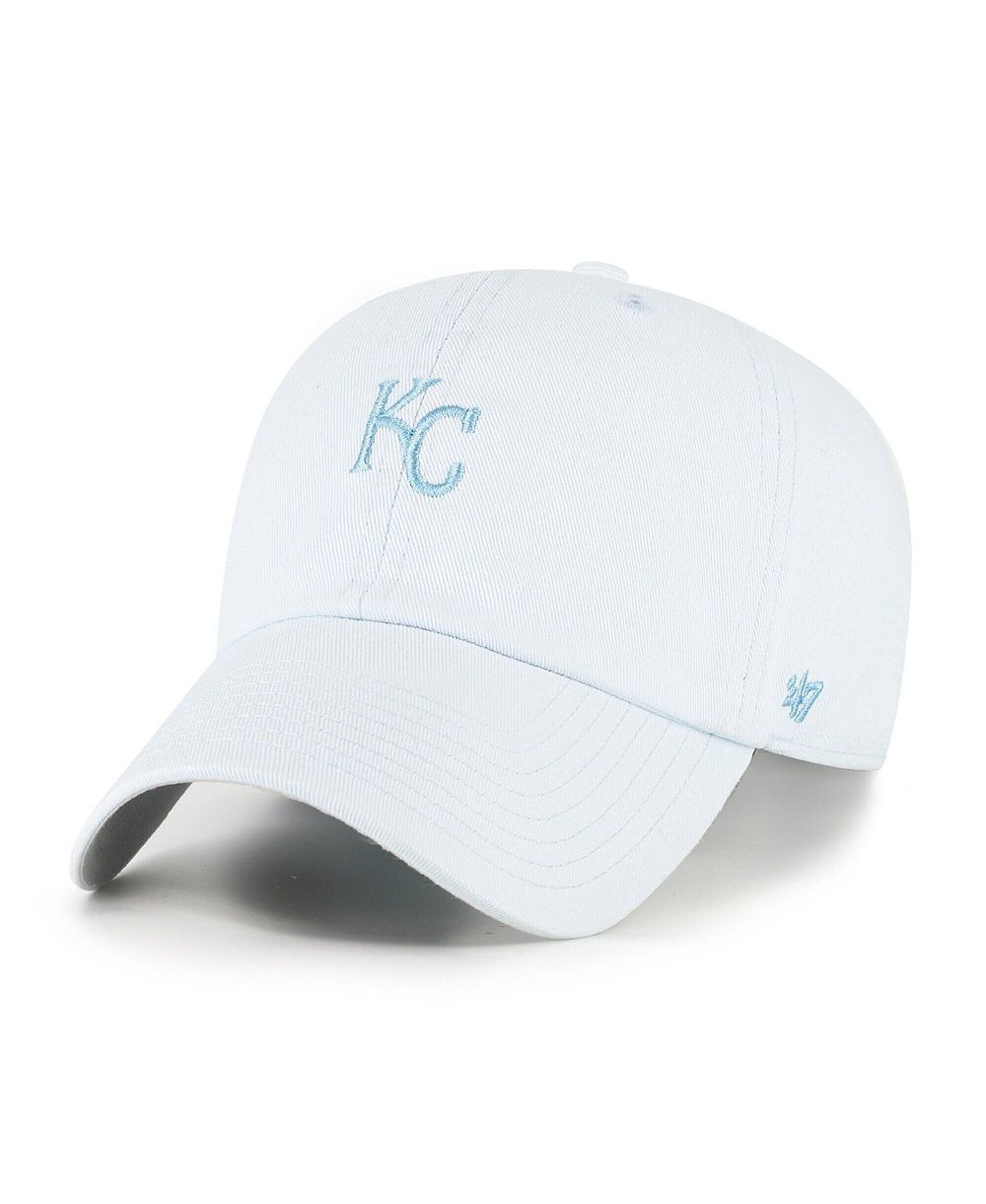Мужская и женская кепка '47 Brand Light Blue Kansas City Royals Pastel Clean Up Adjustable