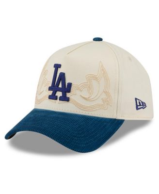 New Era Men's Stone Los Angeles Dodgers Western Stitch 9FORTY A-Frame Adjustable Hat
