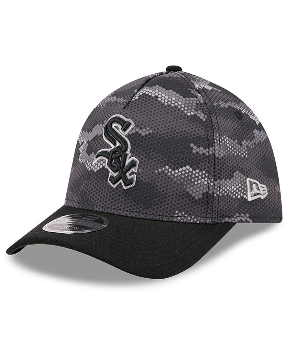 Мужская бейсболка New Era Chicago White Sox Camo 39THIRTY A-Frame Flex