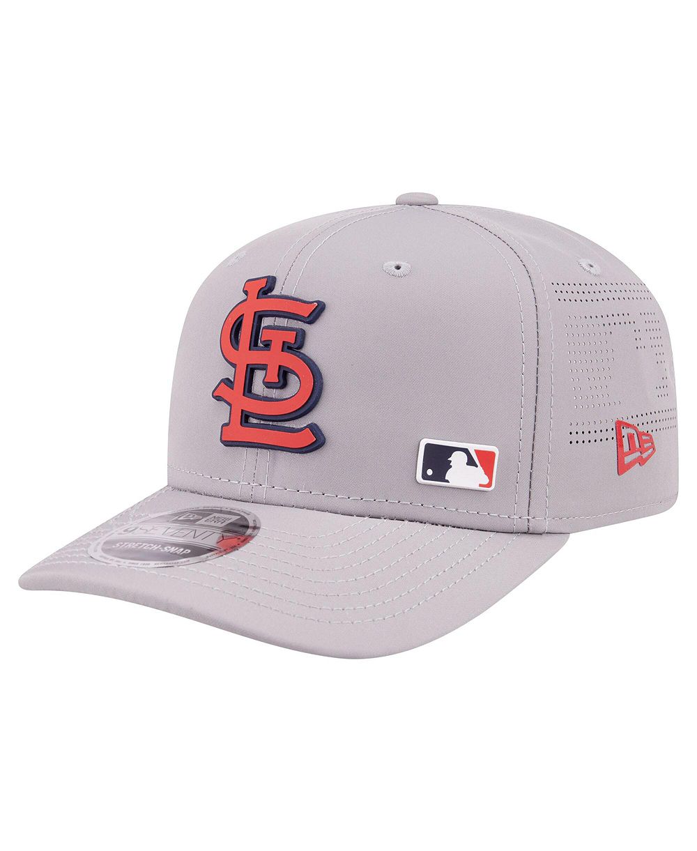 Мужская кепка New Era St. Louis Cardinals Gray Laser Perforated 9SEVENTY Adjustable