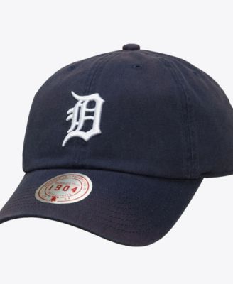 Мужская и женская кепка Mitchell & Ness Navy Detroit Tigers 1904 Soft Wash Adjustable