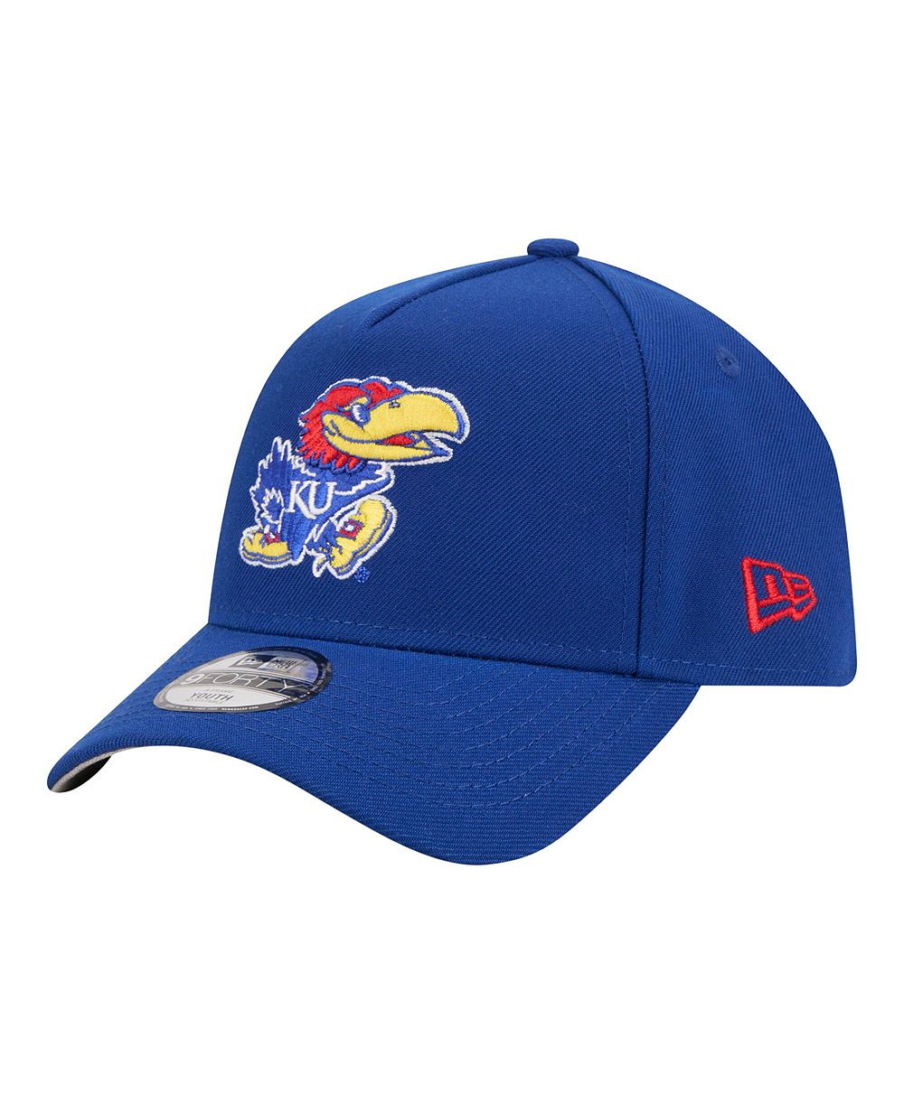 Регулируемая кепка New Era Big Boys and Girls Royal Kansas Jayhawks 9FORTY A-Frame