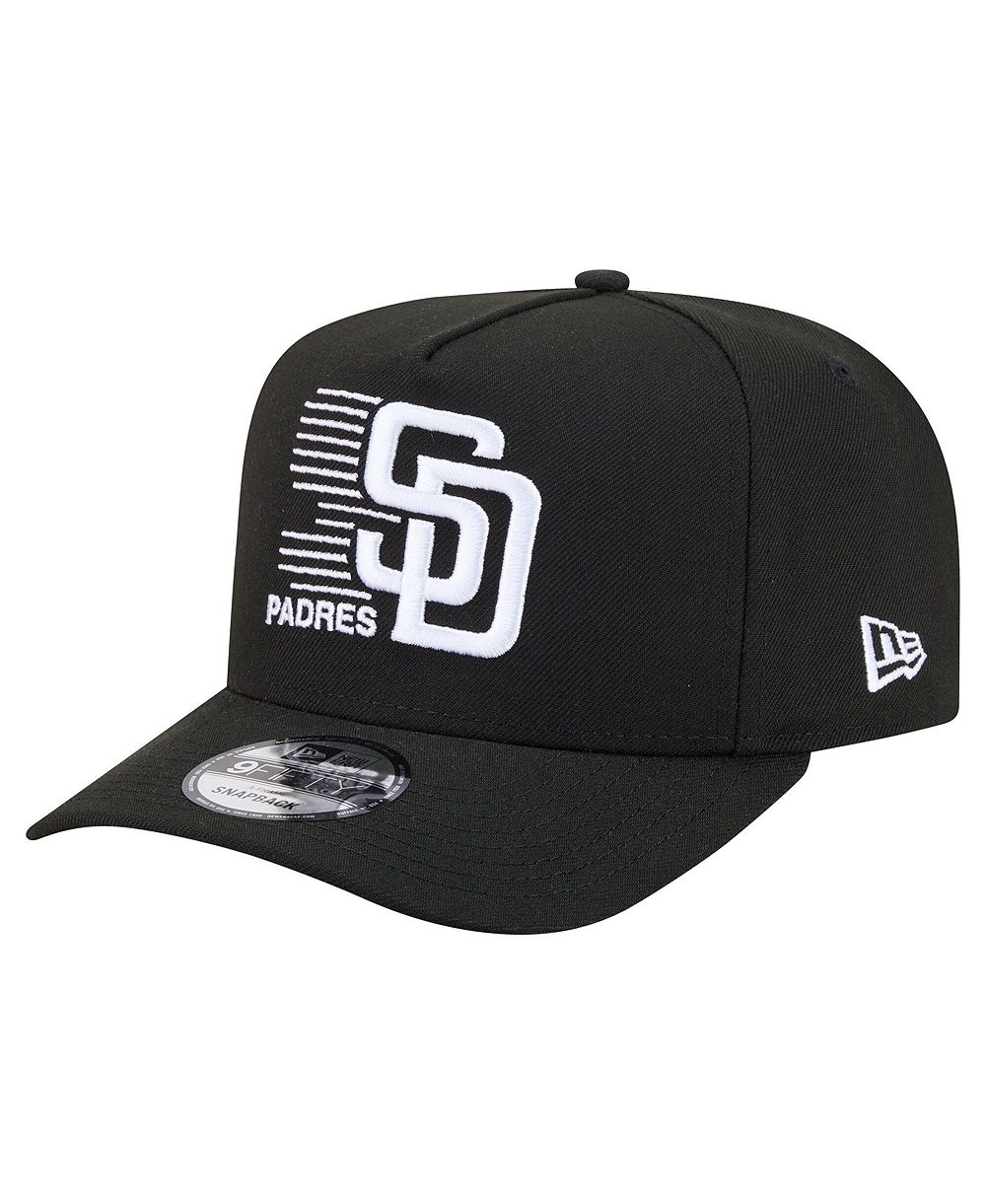 New Era Мужская Black San Diego Padres Motion A-Frame 9FIFTY Snapback Hat