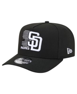 New Era Men's Black San Diego Padres Motion A-Frame 9FIFTY Snapback Hat