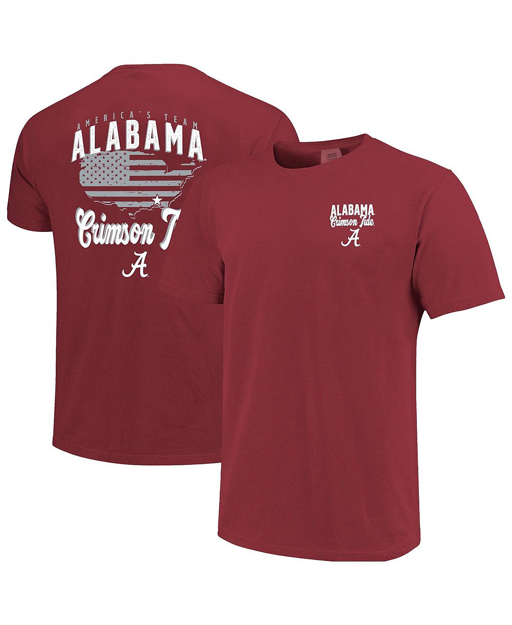 Image One Мужская футболка Crimson Alabama Crimson Tide America's Team