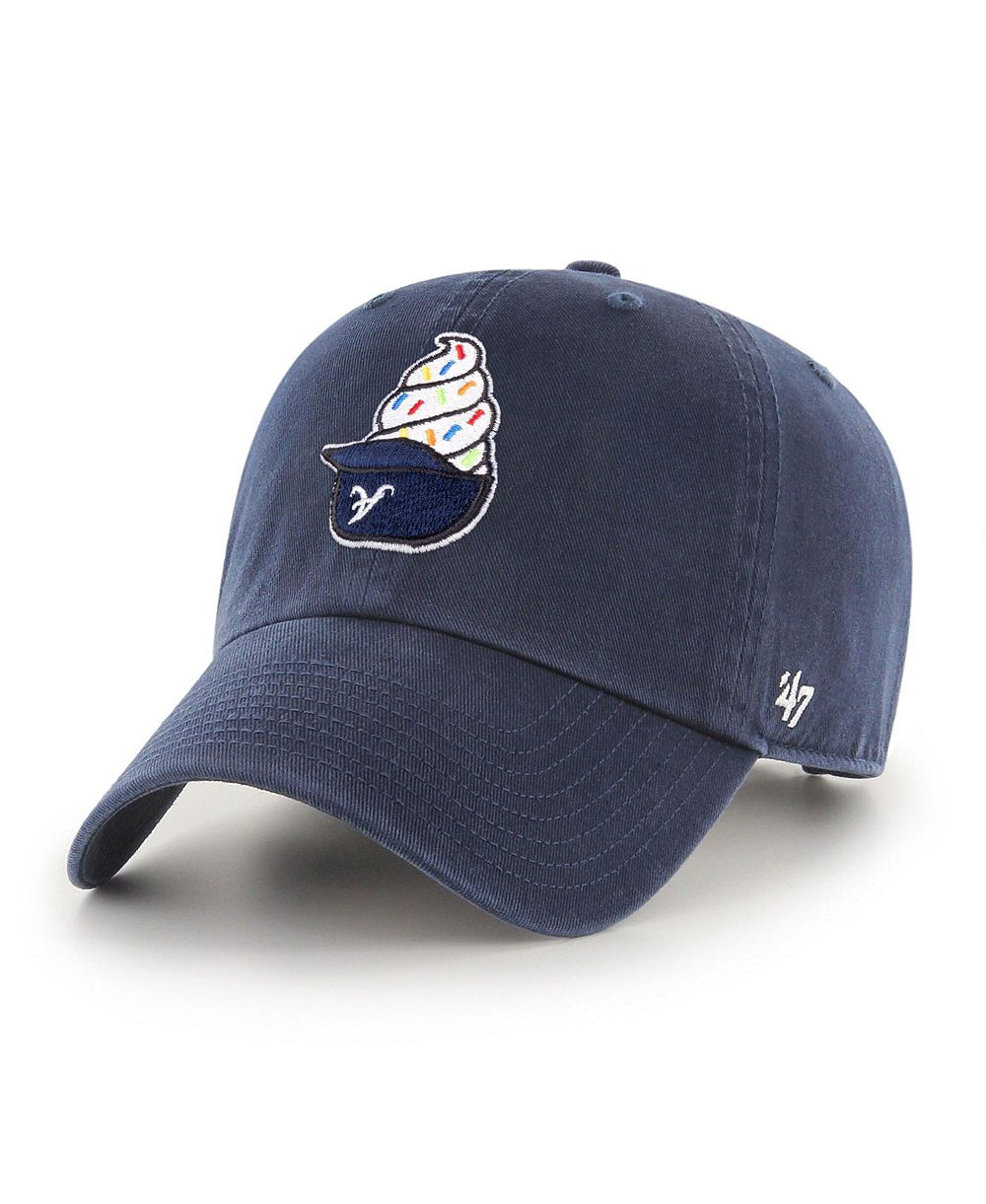 '47 Brand Детская бейсболка Atlanta Braves Ice Cream Helmet Clean Up регулируемая, темно-синяя
