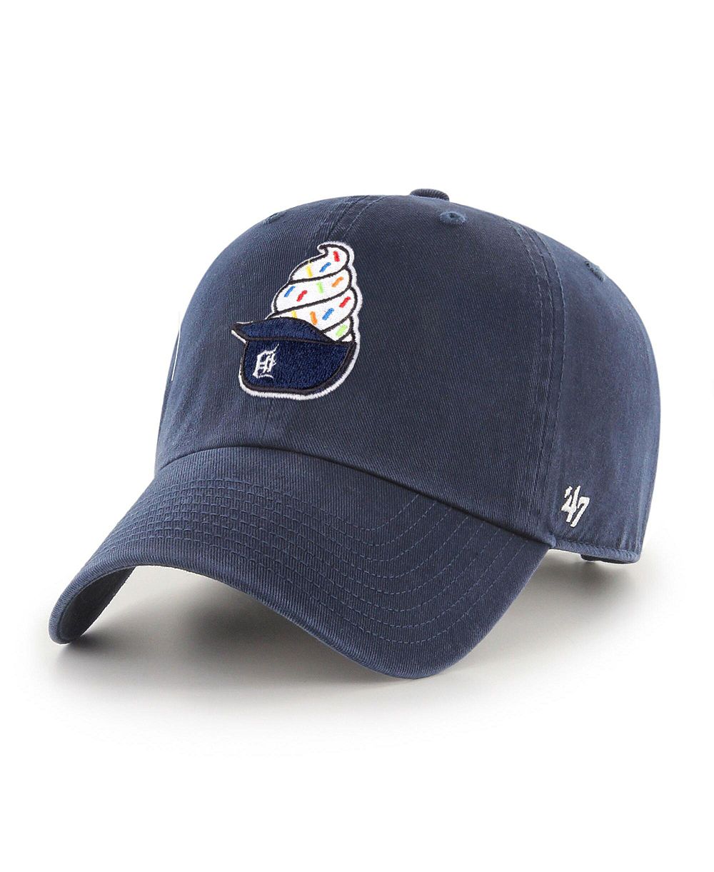 '47 Brand Preschool Navy Detroit Tigers Ice Cream Helmet Clean Up Adjustable Hat
