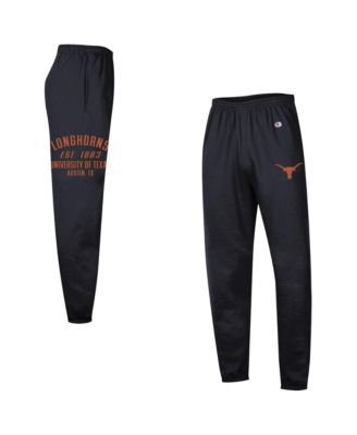 Мужские спортивные брюки Champion Black Texas Longhorns Power Blend Banded Fleece