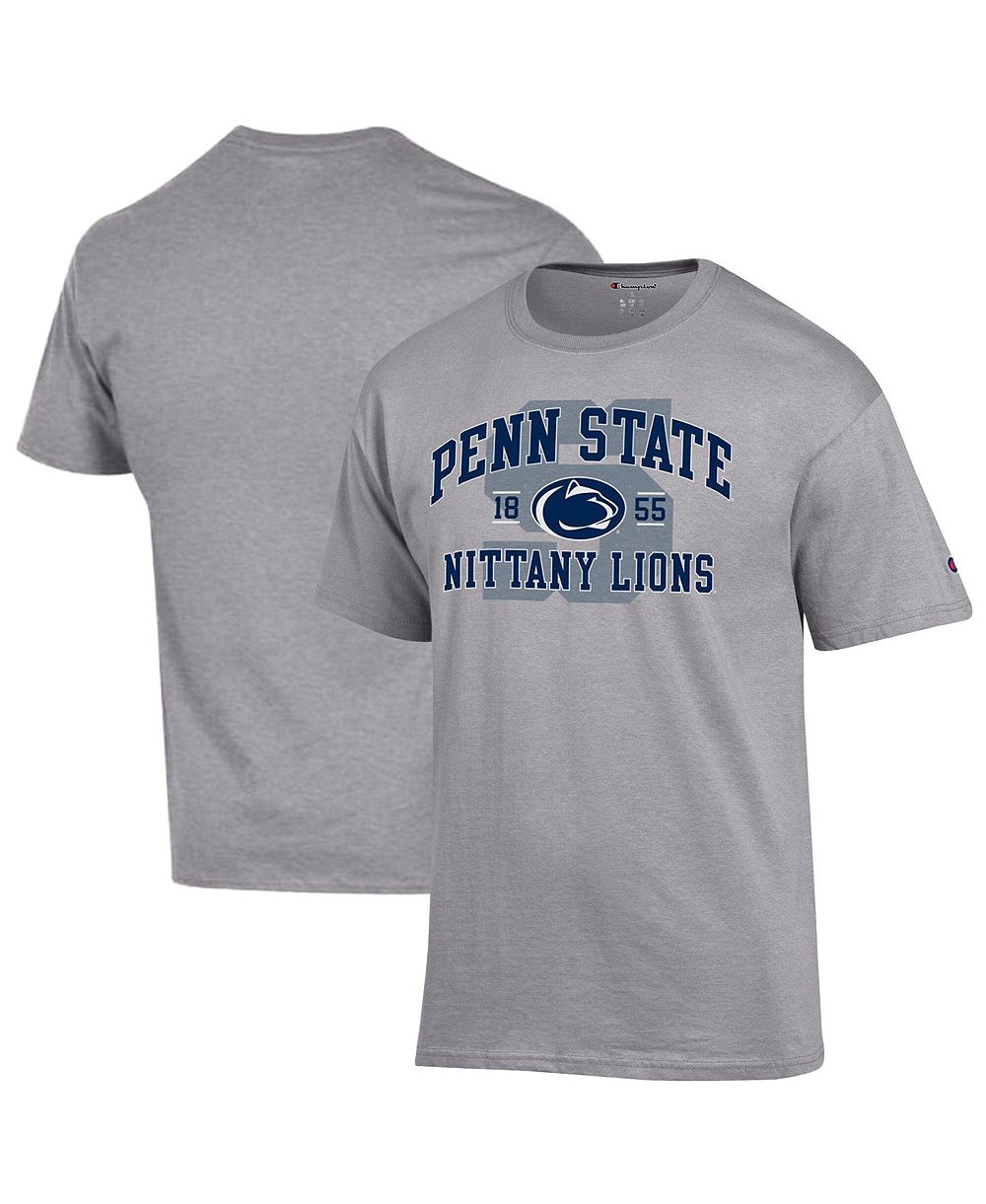 Мужская футболка Champion Penn State Nittany Lions Varsity Heather Gray