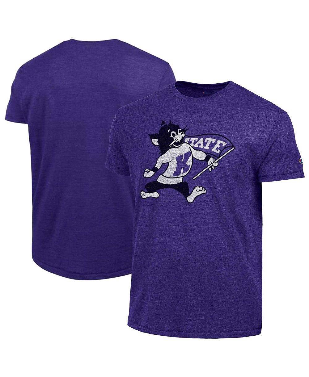 Champion Men's Purple Kansas State Wildcats Triumph Tri-Blend T-Shirt