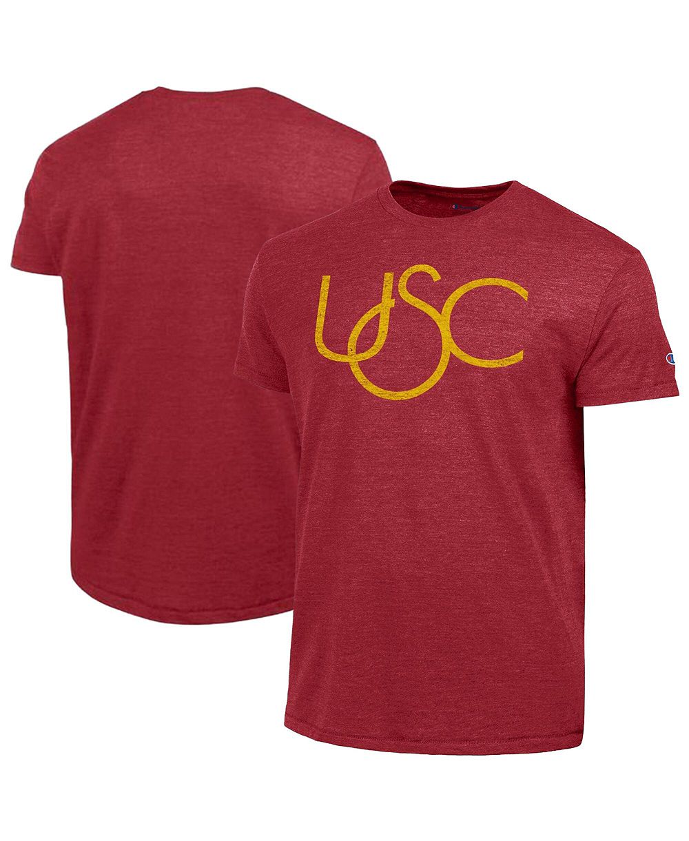 Мужская футболка Champion Cardinal USC Trojans Triumph Tri-Blend