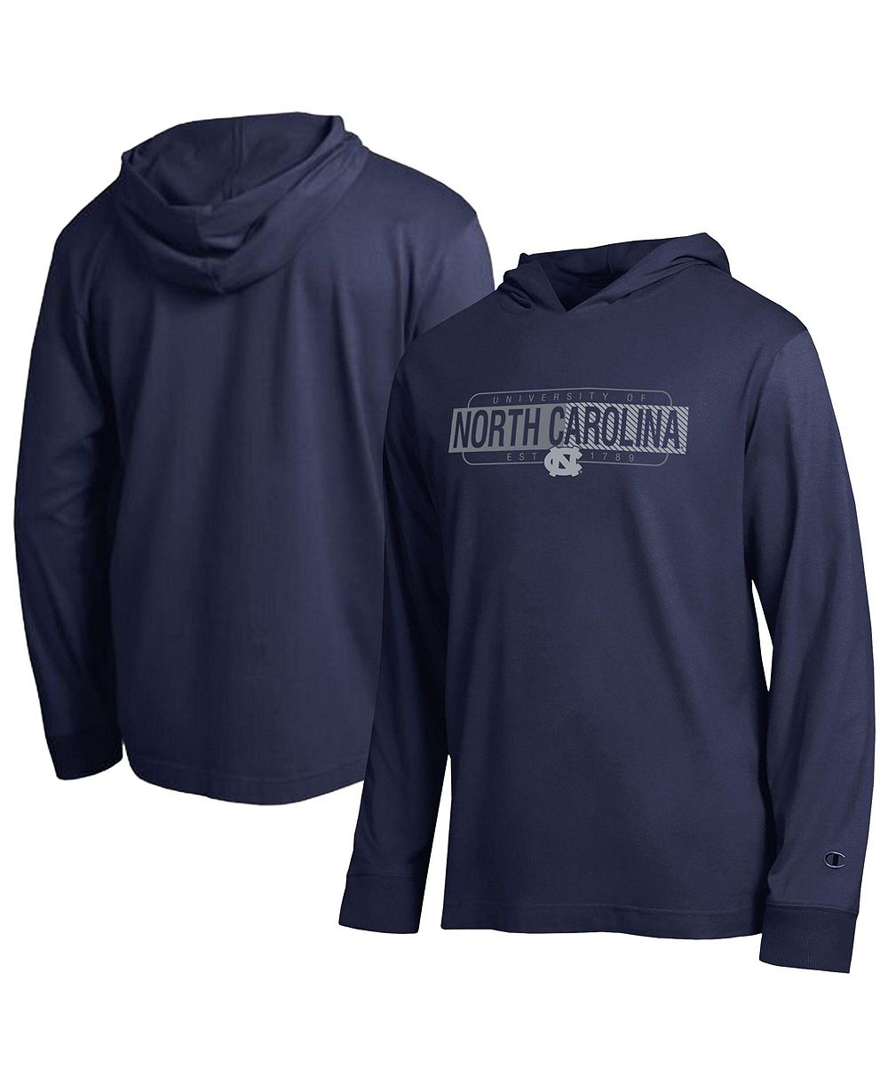 Футболка с длинным рукавом Champion Men's Navy North Carolina Tar Heels Gradient All-Star