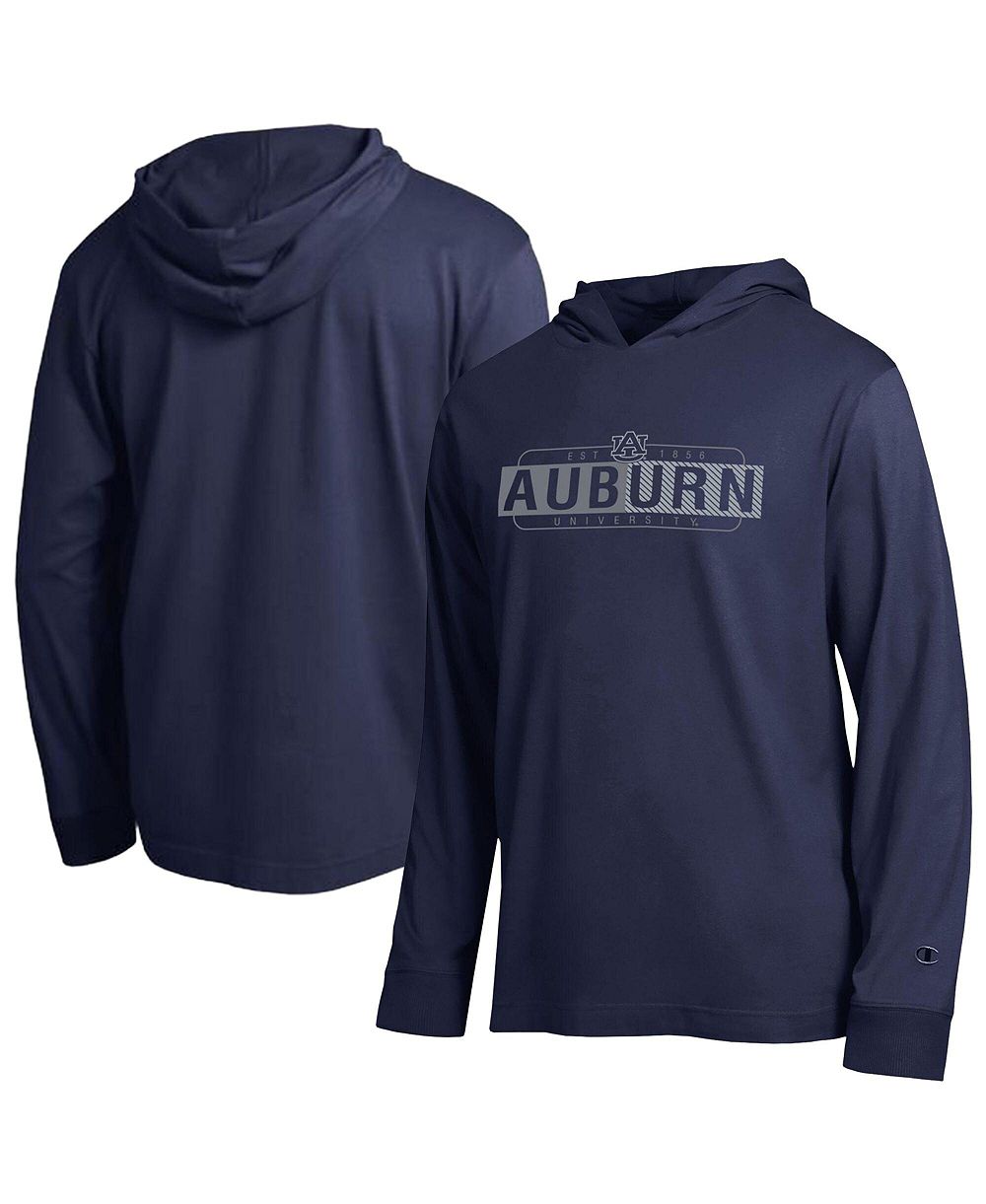 Мужская толстовка Champion Auburn Tigers Gradient All-Star Long Sleeve Hooded Navy