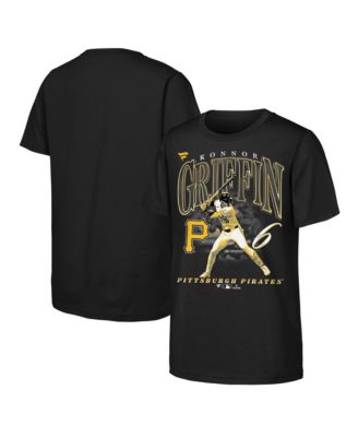 Футболка Fanatics Konnor Griffin Black Pittsburgh Pirates для мальчиков и девочек