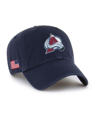 '47 Brand Men's and Women's Navy Colorado Avalanche Heritage Flag Clean Up Adjustable Hat