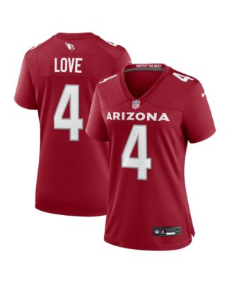 Женская игровая джерси Nike Jeremiyah Love Cardinal Arizona Cardinals