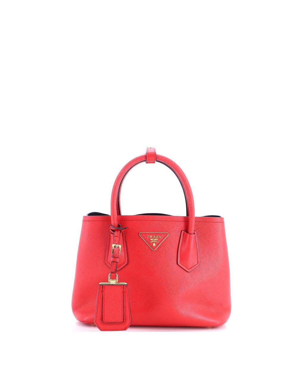 Сумка Prada Mini Cuir Double Tote Saffiano Leather (б/у)