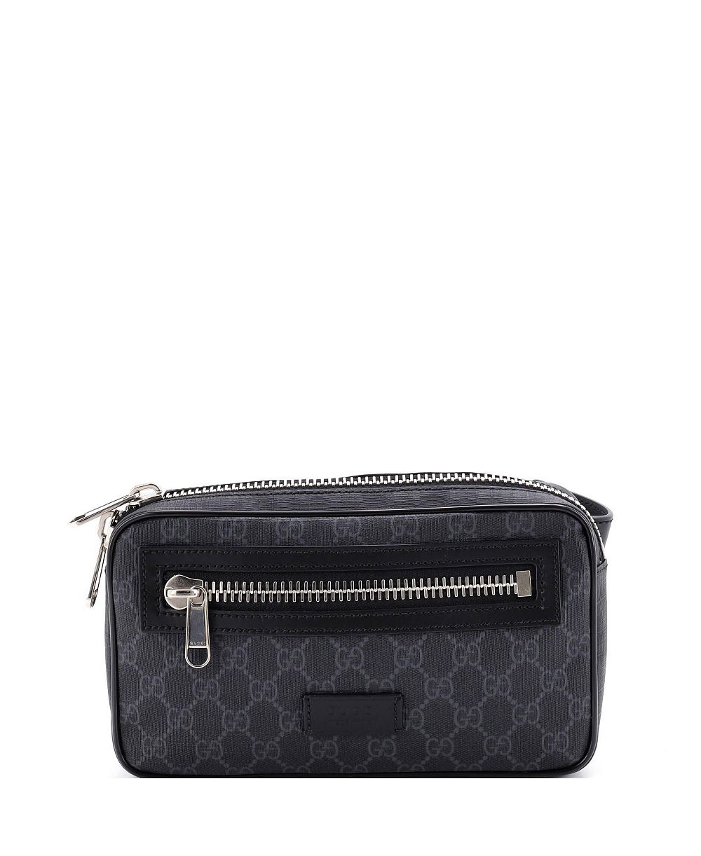 Pre-Owned Gucci Small Soft Zip Belt Bag GG Coated Canvas