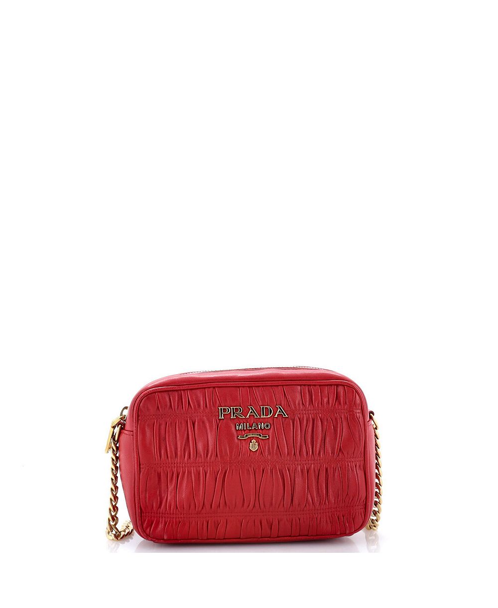 Мини-сумка Prada Mini Camera Bag Nappa Gaufre