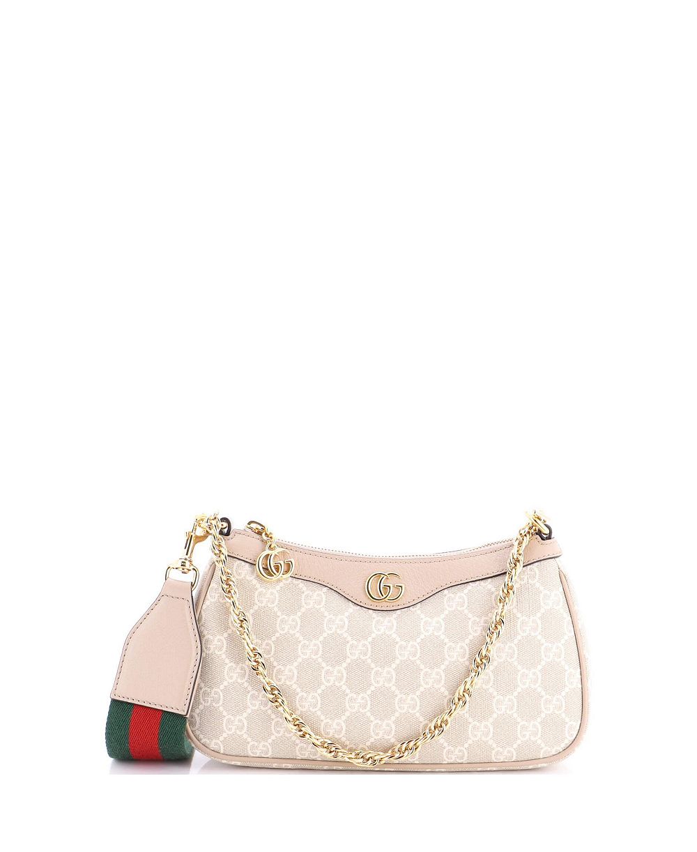 Gucci сумка через плечо Small Ophidia Charm GG Coated Canvas б/у