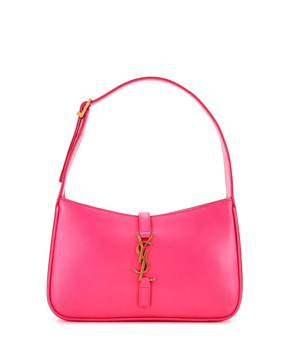 Pre-Owned Saint Laurent Small Le 5 a 7 Hobo Leather