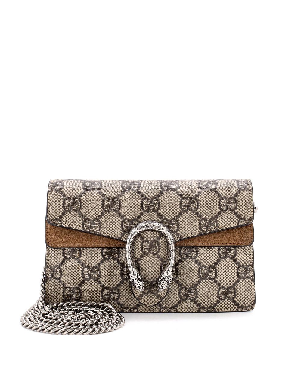Gucci Super Mini Dionysus сумка Pre-Owned GG Coated Canvas