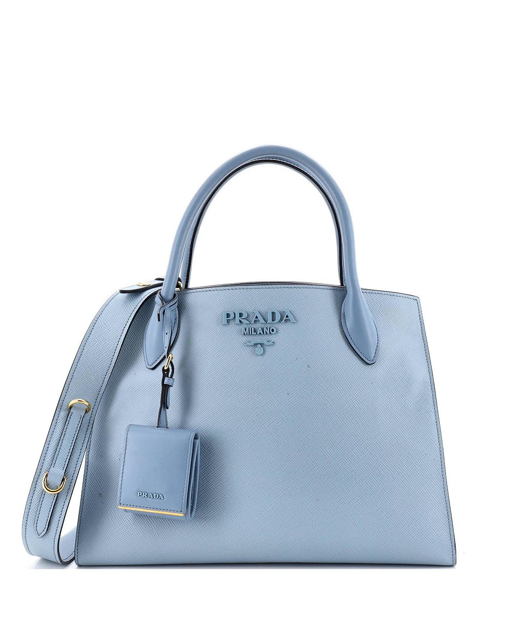 Сумка Prada Pre-Owned Medium Monochrome Saffiano с City Calf