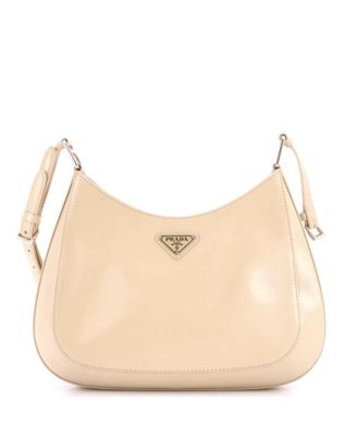 Pre-Owned Prada Large Cleo Shoulder Bag Spazzolato Leather