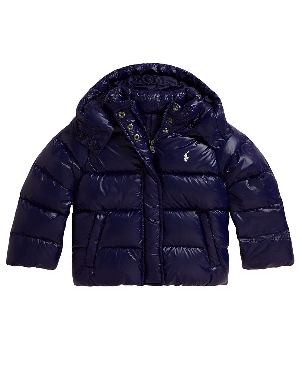 Polo Ralph Lauren Детский глянцевый пуховик с капюшоном 2T-6X