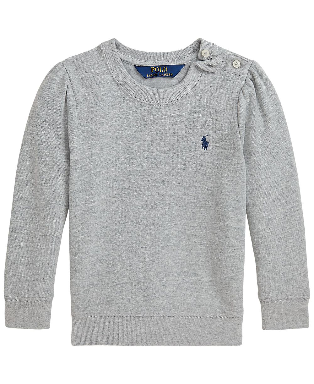 Polo Ralph Lauren Детский флисовый свитшот для девочек 2T-6X