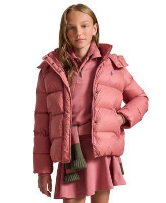 Куртка Polo Ralph Lauren Girls' 7-16 Down Hooded