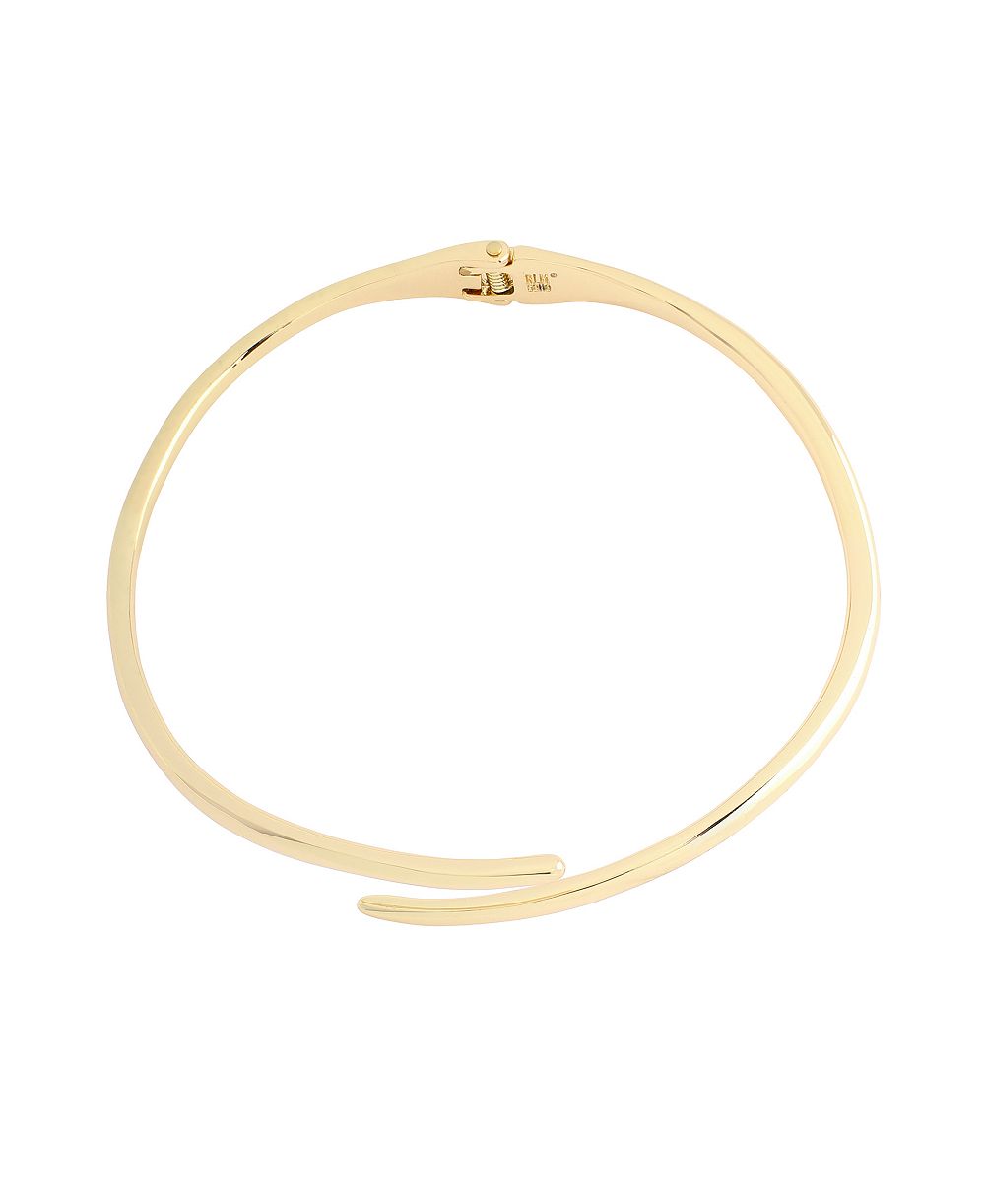 Robert Lee Morris Soho Gold Fluid Bypass Round Collar Necklace