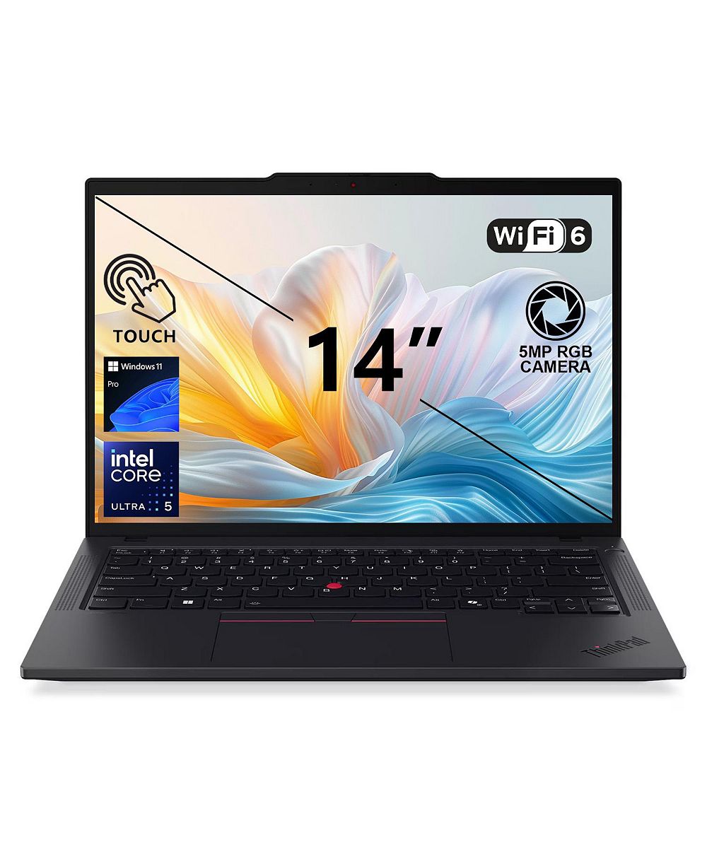 Lenovo ThinkPad T14 14" FHD Plus Touch Business AI ноутбук, Intel Core Ultra 5 225U, 16GB DDR5, 2TB SSD, Wi-Fi 6, Win11 Pro