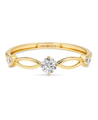 Devata Love Knot Ring in 14K Gold