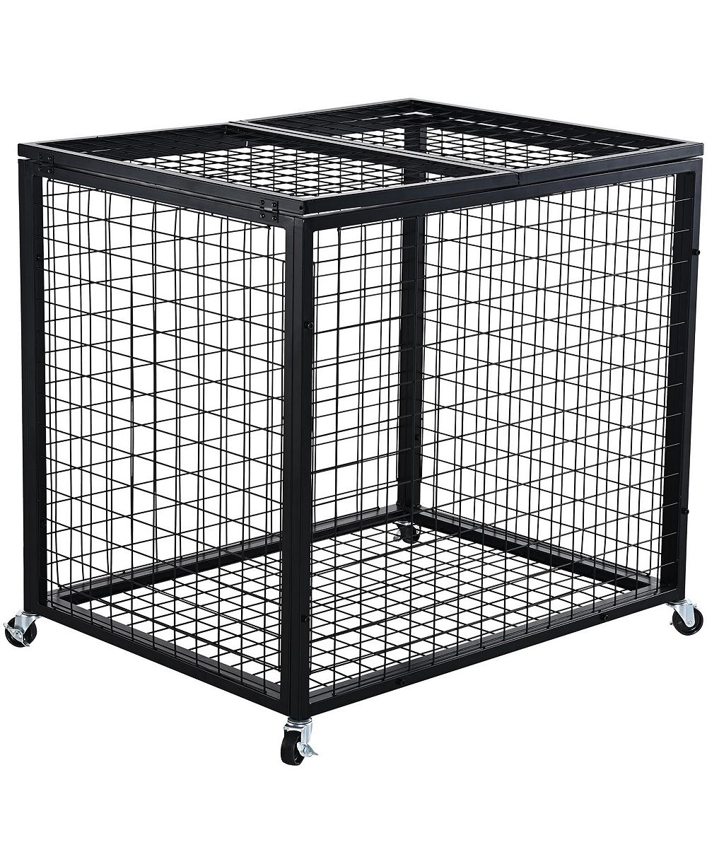VEVOR Rolling Sports Ball Storage Cart Garages Sports Equipment Organizer Steel