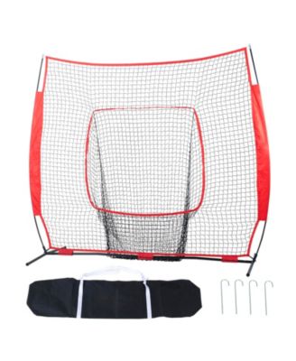 Сетка для тренировок VEVOR 7x7 ft Baseball Softball Practice Net с сумкой