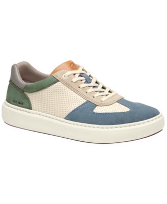 Blue/Green Suede/White Full Grain