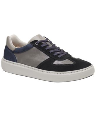 Black Suede/Gray Full Grain