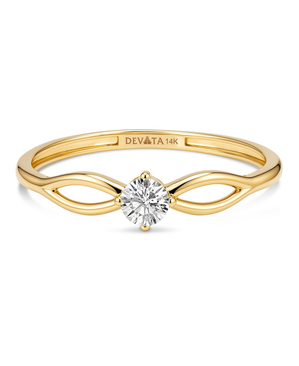 Кольцо Devata Love Knot из золота 14K