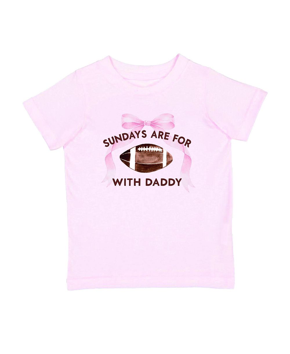 Детская футболка Sweet Wink Sundays Are For Football Short Sleeve, 2T-4T