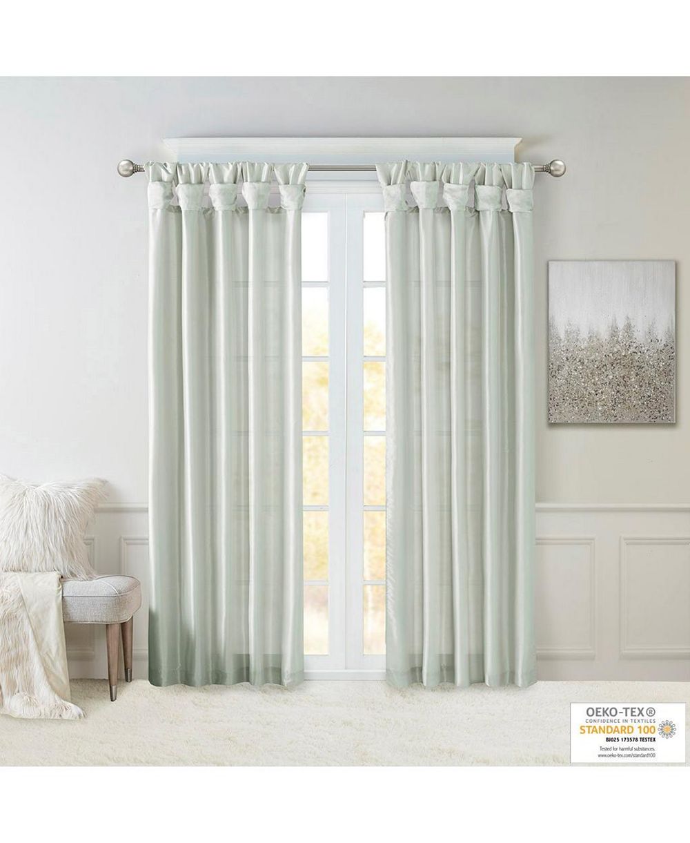 Avobird штора для окна Twist Tab Dusty Aqua 50x108