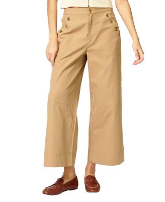 Central Park West Women's Dean Straight Leg Button Pant