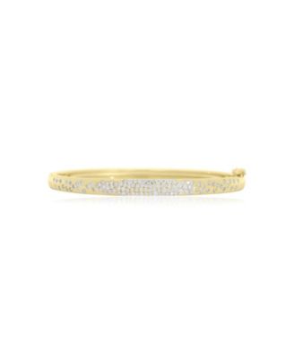 The Lovery CZ Confetti Bangle 14K Gold-Plated Sterling Silver