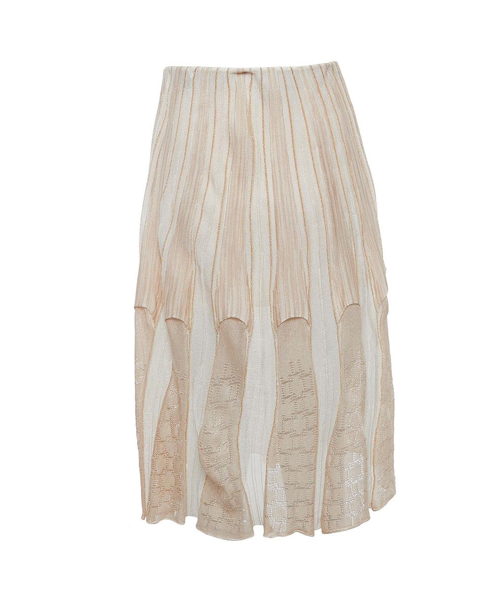 Pre-Owned Missoni Women's Stretch Knit Flared Midi Skirt