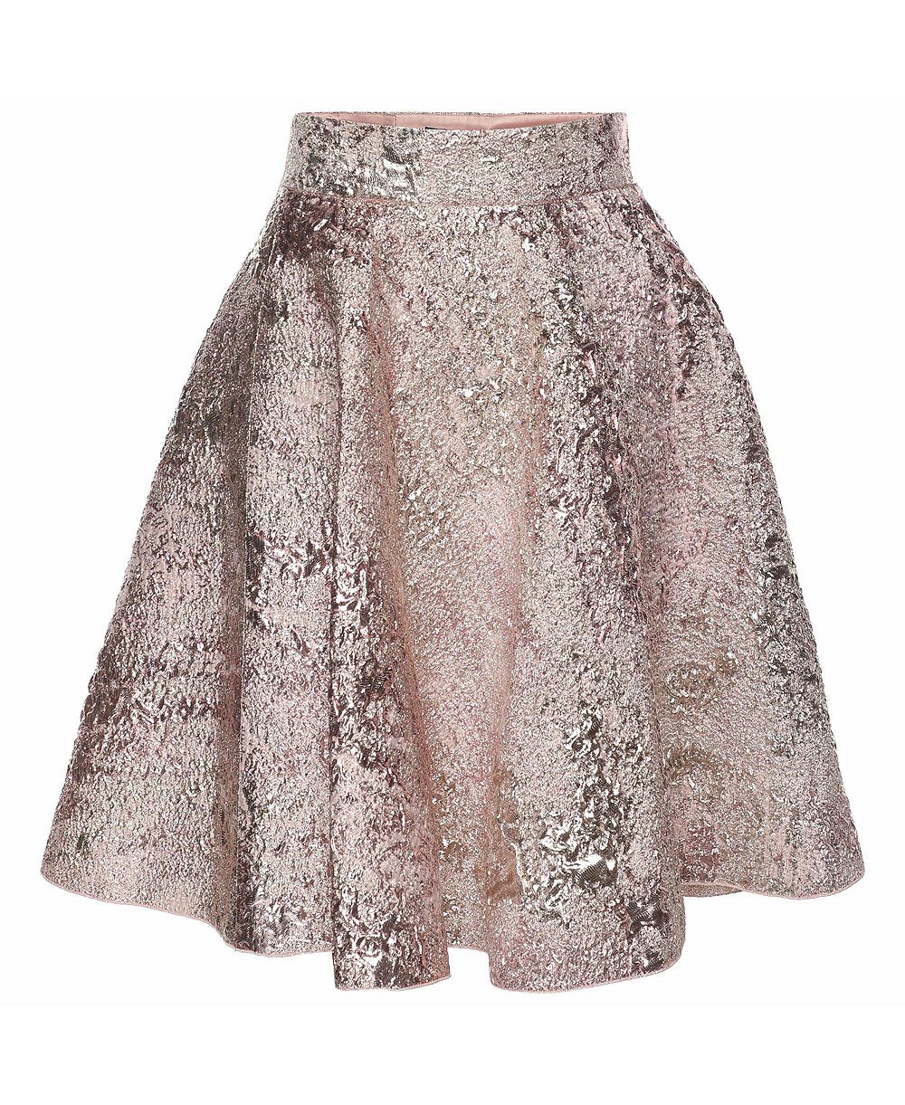 Женская мини-юбка Dolce & Gabbana Metallic Lurex Pre-Owned