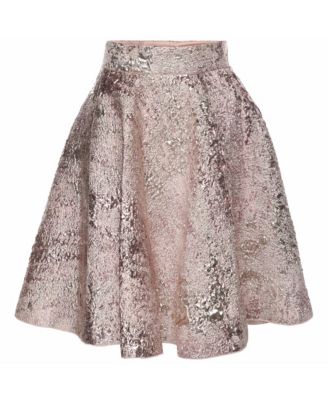 Pre-Owned Dolce & Gabbana Women's Metallic Lurex Mini Skirt